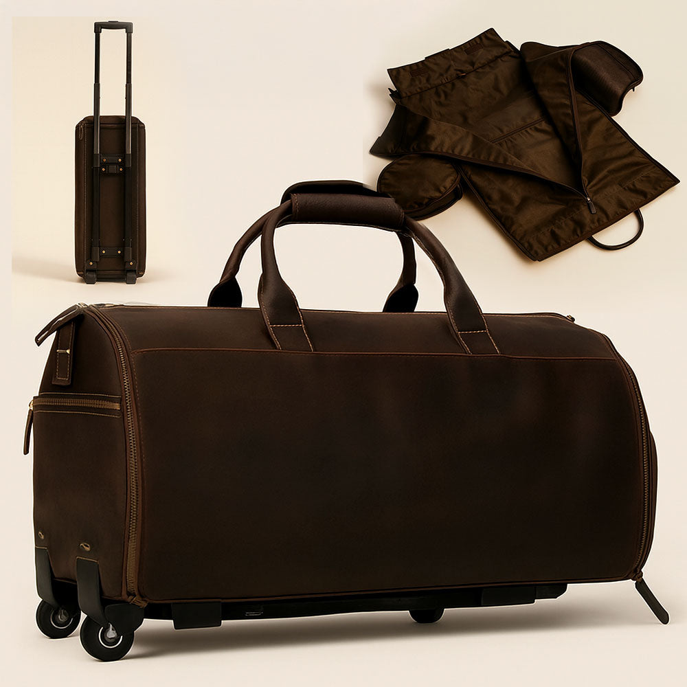 Sac pliable en cuir à Roulette – The Winnie Mae™