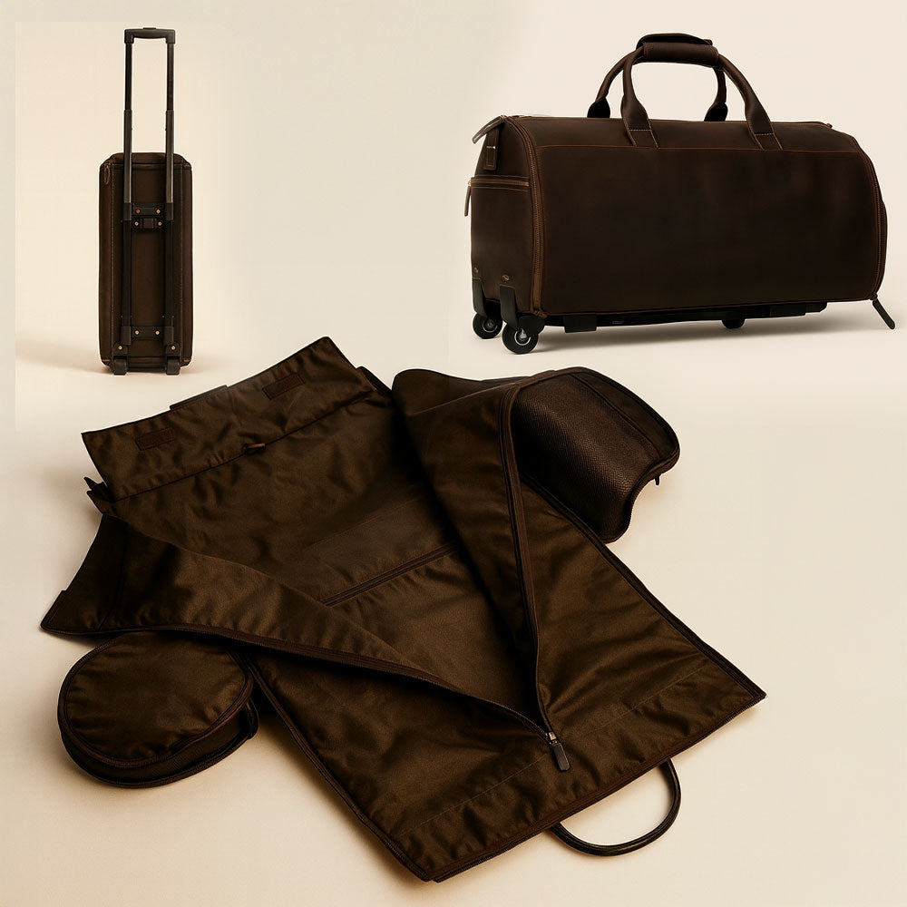 Sac pliable en cuir à Roulette – The Winnie Mae™