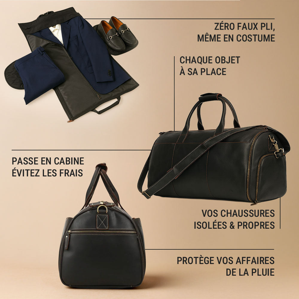 Sac pliable en cuir – Spirit of St. Louis™