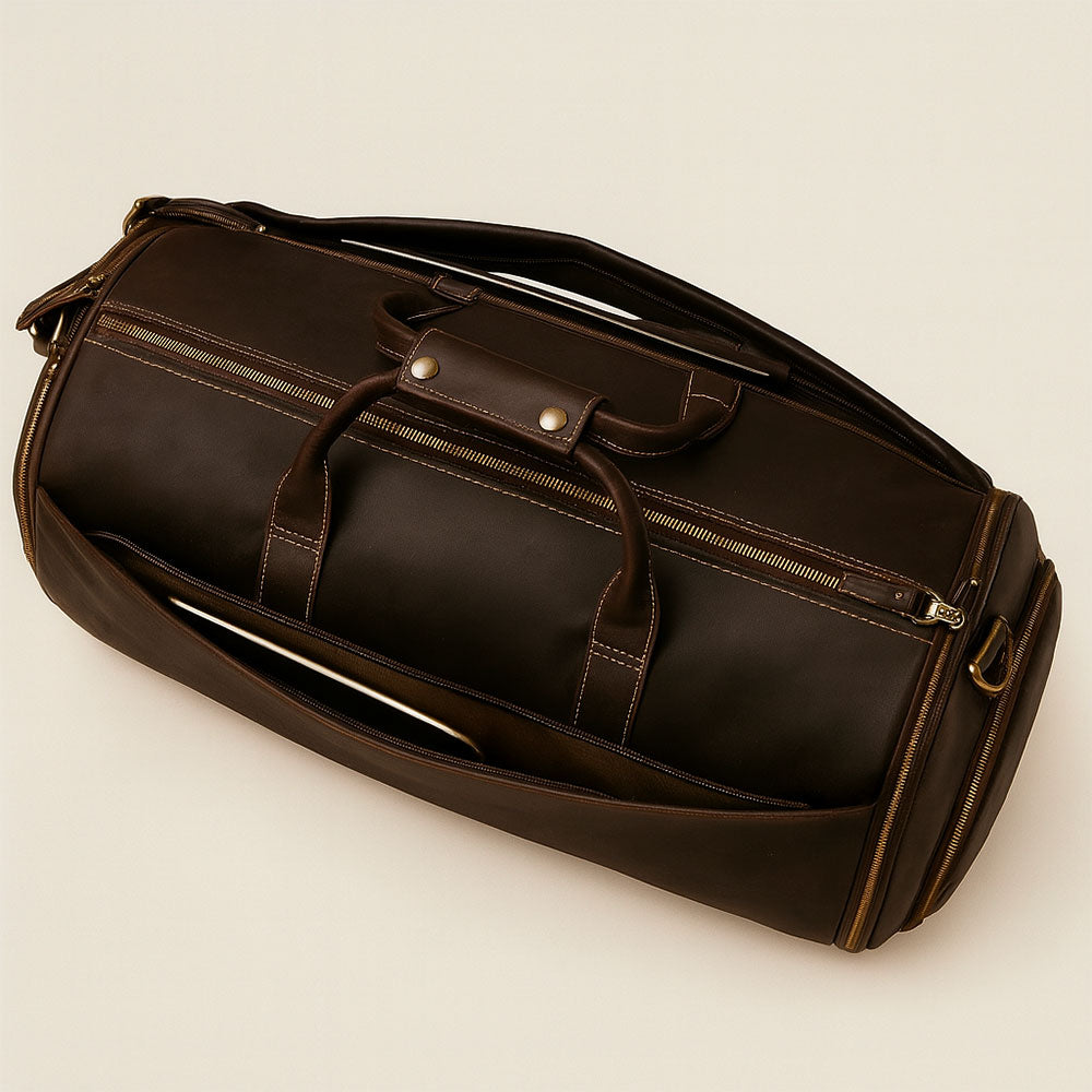 Sac pliable en cuir à Roulette – The Winnie Mae™