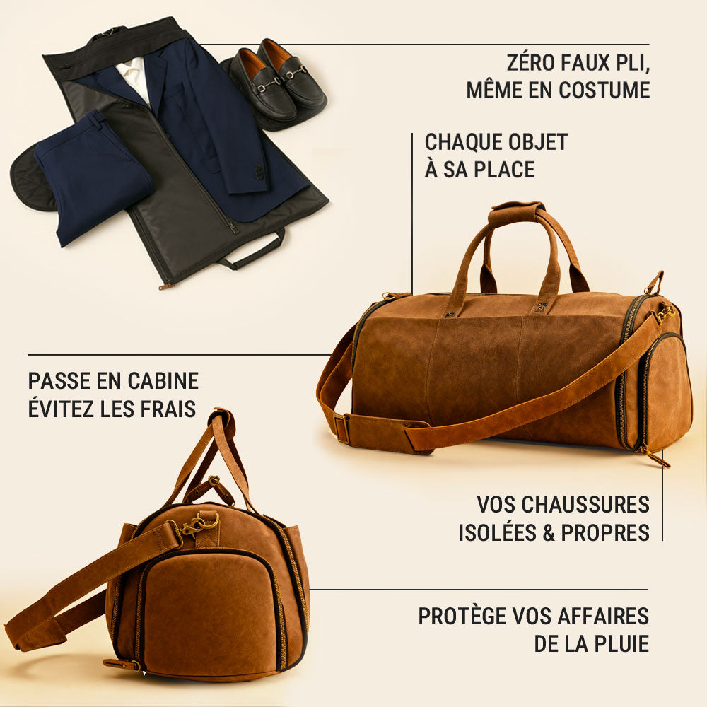 Sac pliable en cuir – Spirit of St. Louis™