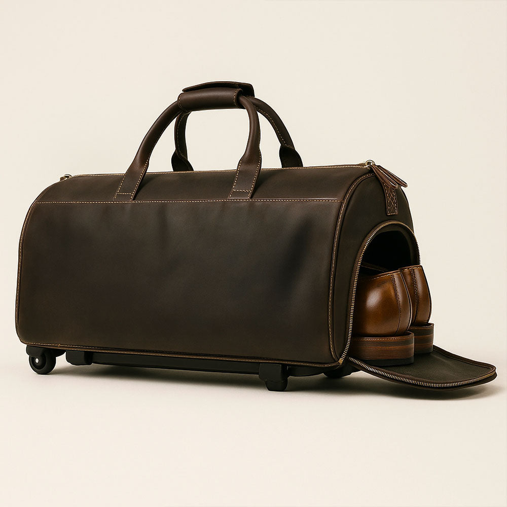 Sac pliable en cuir à Roulette – The Winnie Mae™