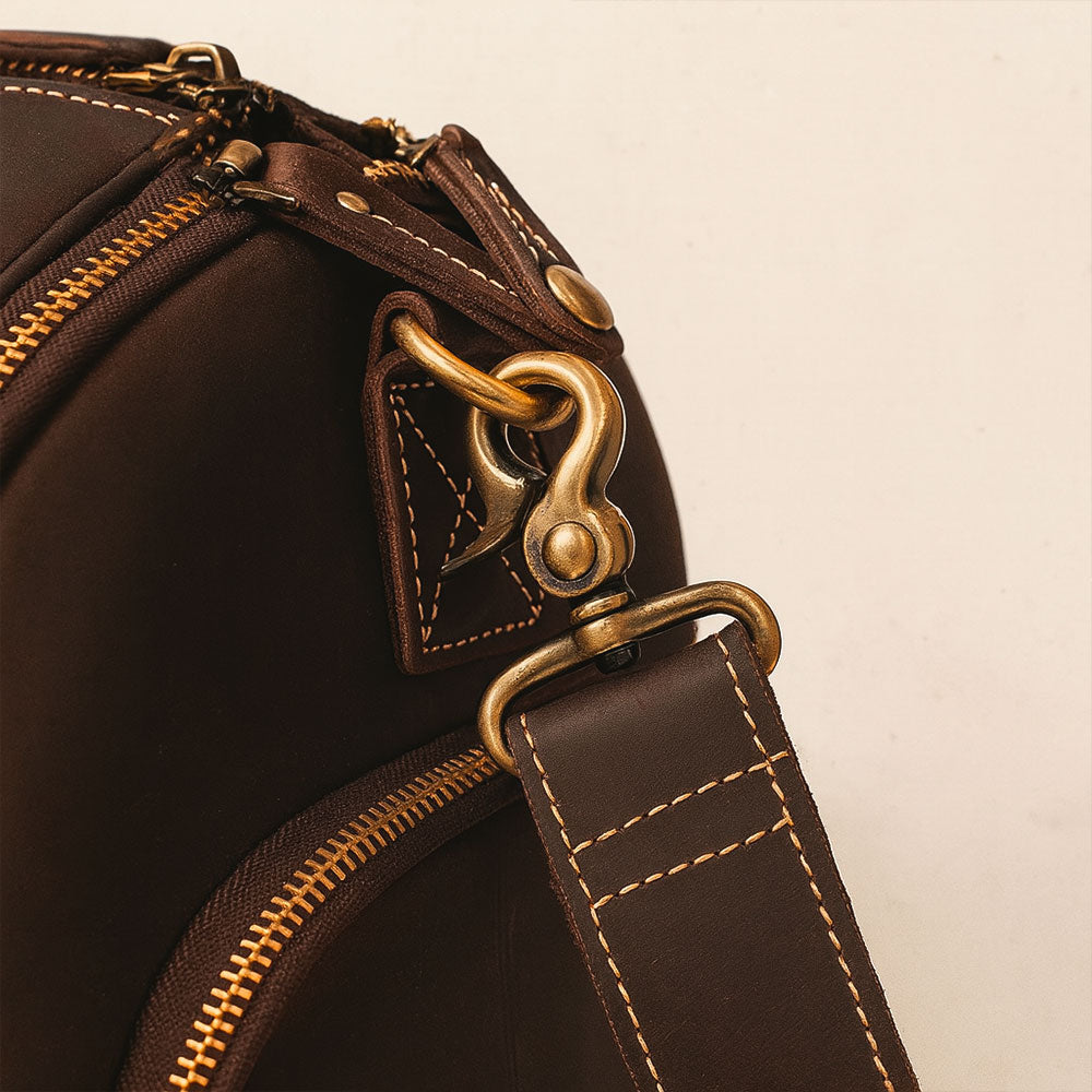 Sac pliable en cuir à Roulette – The Winnie Mae™