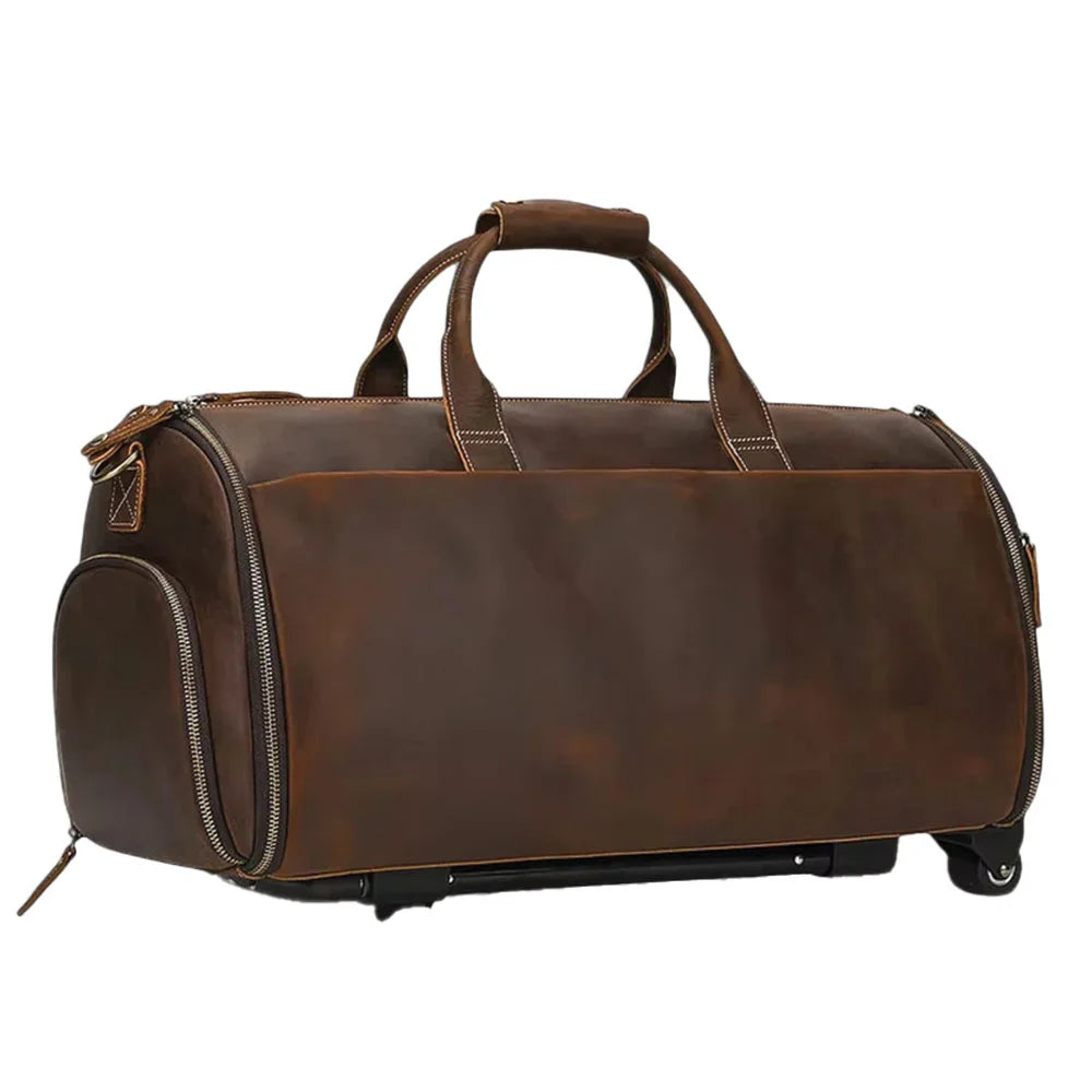 Sac pliable en cuir à Roulette – Fokker T-2™