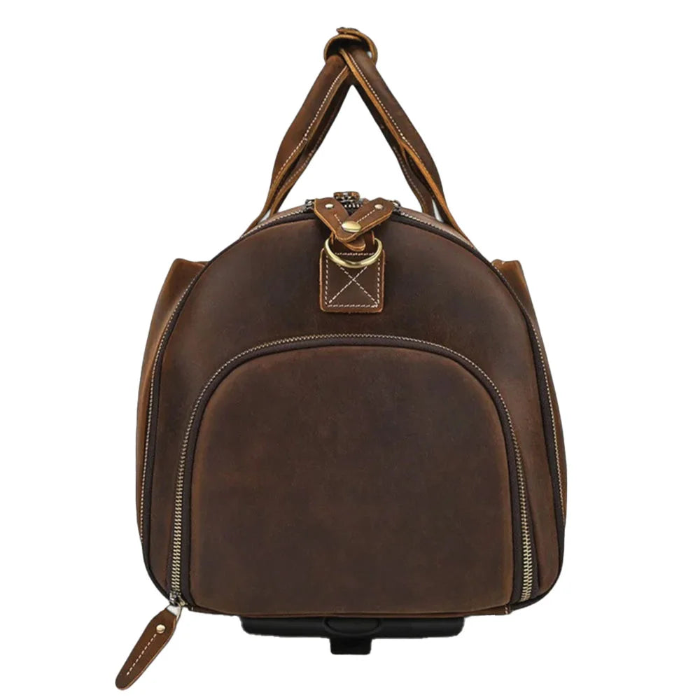 Sac pliable en cuir à Roulette – Fokker T-2™