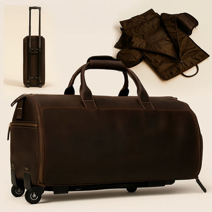 Sac pliable en cuir à Roulette – Fokker T-2™