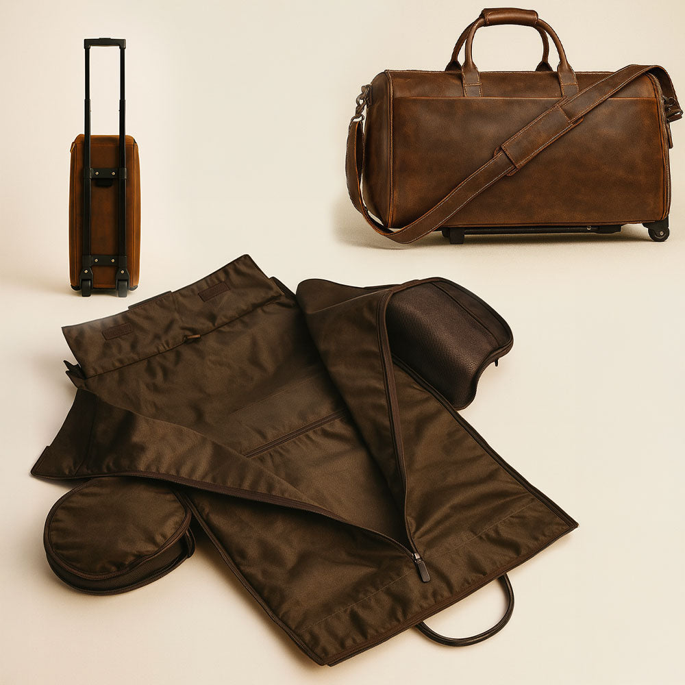 Sac pliable en cuir à Roulette – The Winnie Mae™