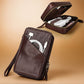 Trousse de rangement en cuir