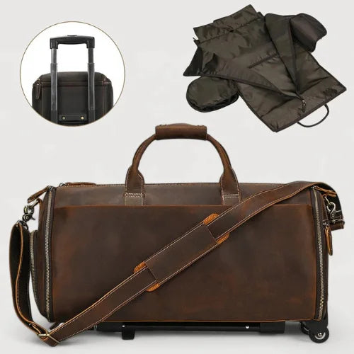 Sac pliable en cuir à Roulette – The Winnie Mae™