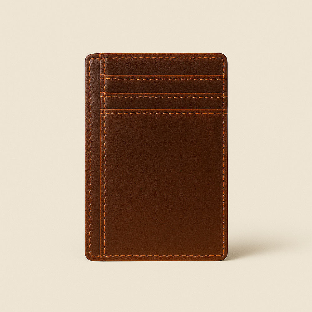 Porte-cartes en cuir